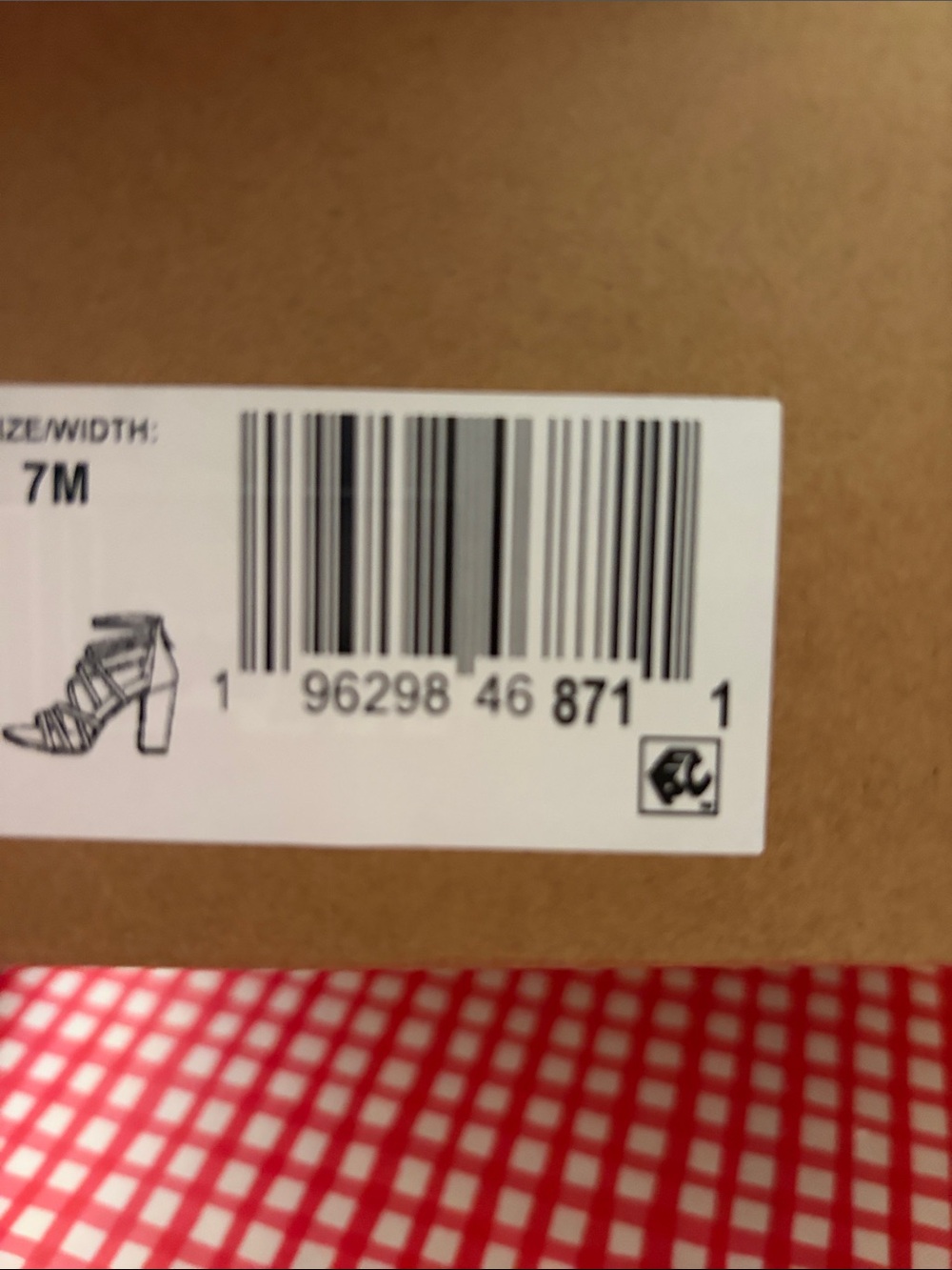 Jessica Simpson size 7m silver strap high heels - Picture 9 of 9